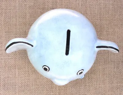 Tirelire éléphant en terre cuite — Thumbnail 5
