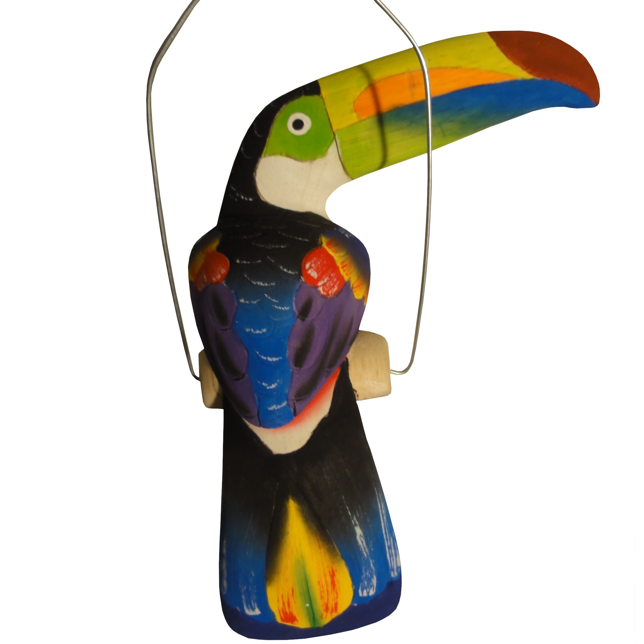 Toucan suspendu en Balsa de 20 cm