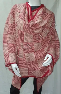 Ruana "Manteau" — Rouge — Miniature 2
