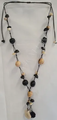 Collier Tagua Graines Couleurs Naturelles