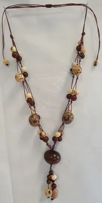 Collier Graines Couleurs Naturelles