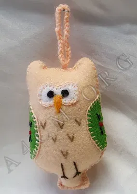 Hibou en Tissu Suspendu — Thumbnail 3