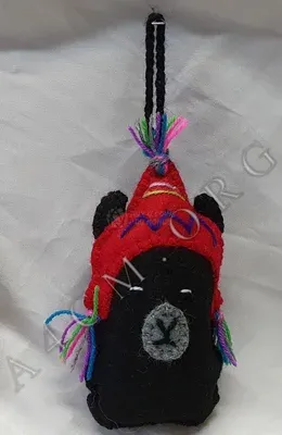 Lama avec Chullo en Tissu Suspendu — Thumbnail 3