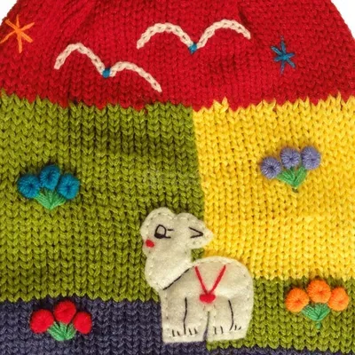 Chullo brodé enfant — Thumbnail 3
