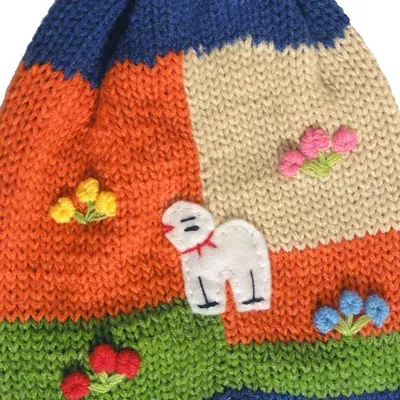 Chullo brodé enfant — Thumbnail 5