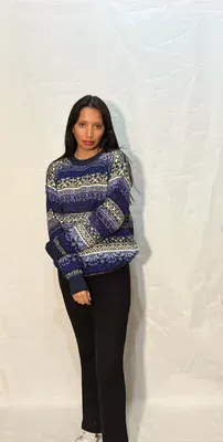 Pull Jacquard Tarjeta 50% Alpaga — Vorschaubild 2