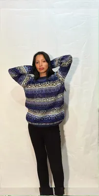 Pull Jacquard Tarjeta 50% Alpaga — Vorschaubild 3