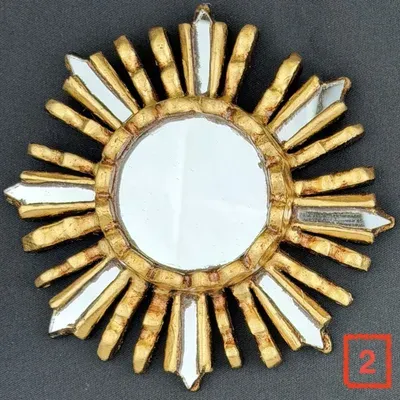 Miroir Soleil Doré 15 cm — Vorschaubild 3