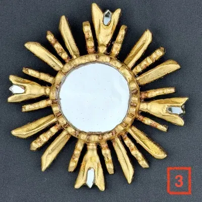Miroir Soleil Doré 15 cm — Vorschaubild 4