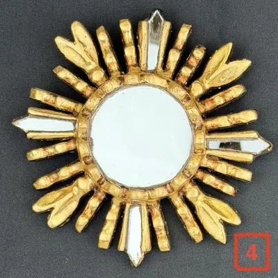 Miroir Soleil Doré 15 cm — Vorschaubild 5