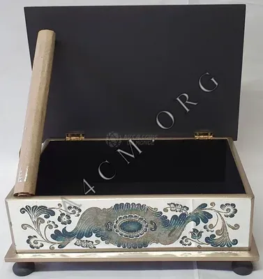 Coffre Miroir Sevilla Turquoise, Verre peint Miroir — Miniatura 3
