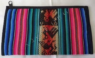 Pochette Aguayo Nazca tout usage Rose et Bleue — Vorschaubild 4