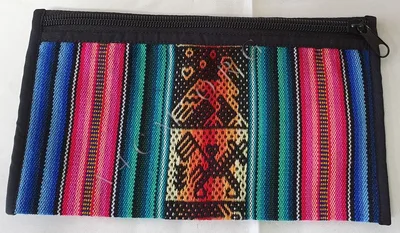 Pochette Aguayo Nazca tout usage Rose et Bleue