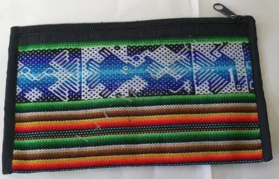 Pochette Aguayo Nazca tout usage Verte et Bleue — Miniatura 2