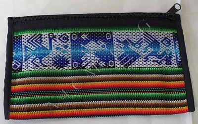 Pochette Aguayo Nazca tout usage Verte et Bleue