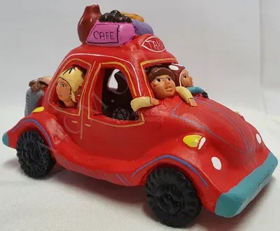 Coccinelle Taxi Péruvien en Céramique — Vorschaubild 6