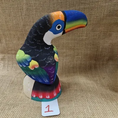 Toucan en Balsa 15 cm — Vorschaubild 2