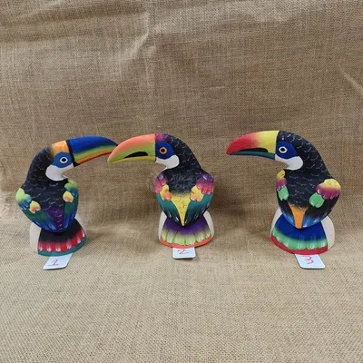 Toucan en Balsa 15 cm — Vorschaubild 1