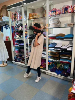 Robe Tatiana Papel Manches Courtes en Coton — Miniature 2