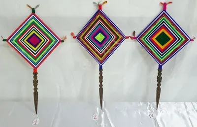 Petite Lance Décorative Shipibo — Miniatura 1