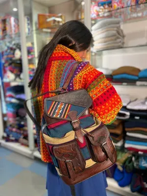 Veste Rafael Multicolore 100% Laine — Thumbnail 5
