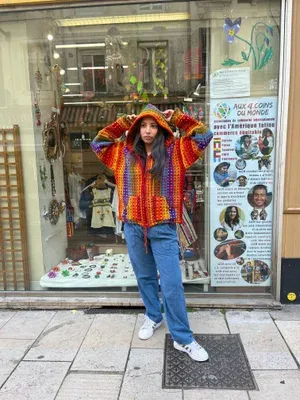 Veste Rafael Multicolore 100% Laine — Thumbnail 8