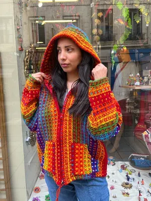Veste Rafael Multicolore 100% Laine — Thumbnail 1