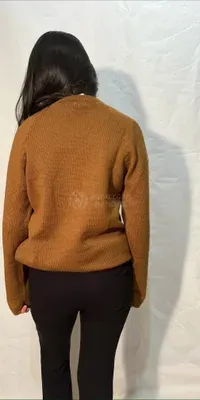 Pull Uni Gregoria Jaune 50% Alpaga — Vorschaubild 3