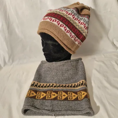 Bonnet-Tour de Cou Andino 50% Alpaga