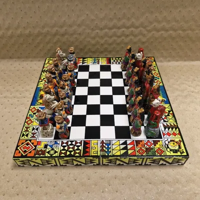 Jeu d'Échec Incas VS Conquistadores