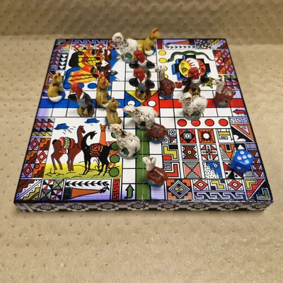 Jeu de Petits Chevaux Animaux des Andes