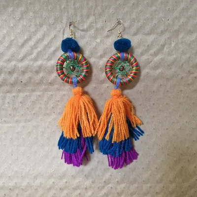 Boucles d'oreilles Traditionnelles du Pérou Tina