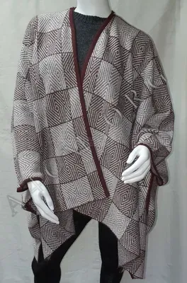 Ruana "Manteau" — Blanc — Miniature 1