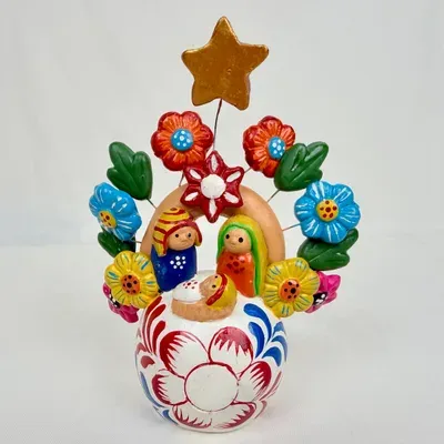 Arbre de vie Nativité — Blanc — Miniature 1