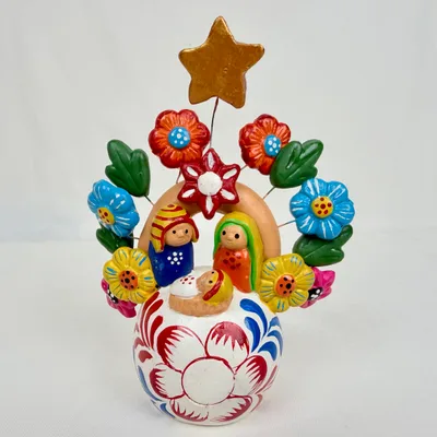 Arbre de vie Nativité — Blanc