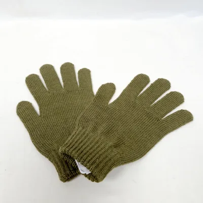 Gants Paula Unis en Alpaga — Vert