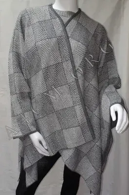 Ruana "Manteau" — Gris — Miniature 2