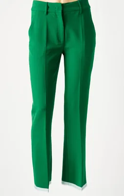 pantalon classique — Vert