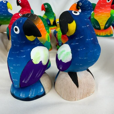 Perroquets en Balsa 8 cm — n°1