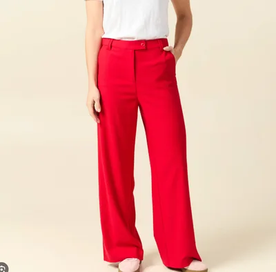 pantalon classique — Rouge