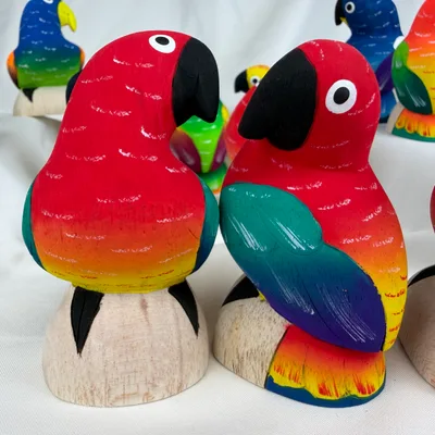 Perroquets en Balsa 8 cm — n°5