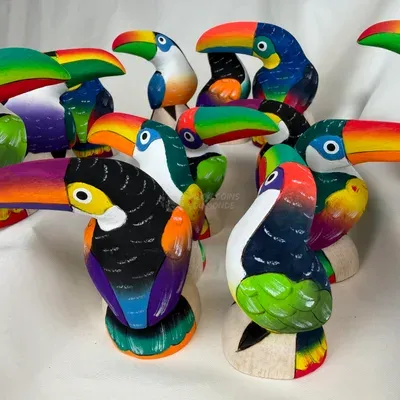 Toucans en Balsa 8 cm — Vorschaubild 2