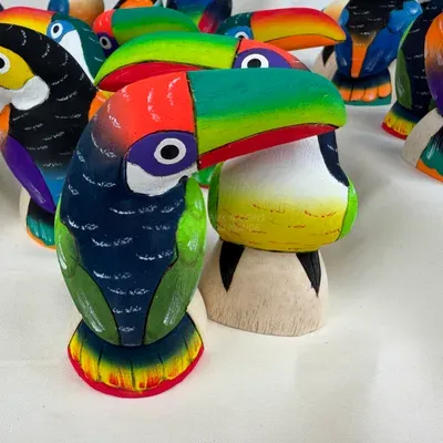 Toucans en Balsa 8 cm — Vorschaubild 1